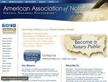 Tablet Screenshot of illinoisnotary.com